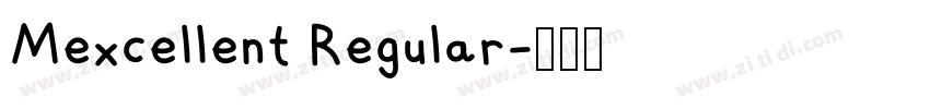Mexcellent Regular字体转换